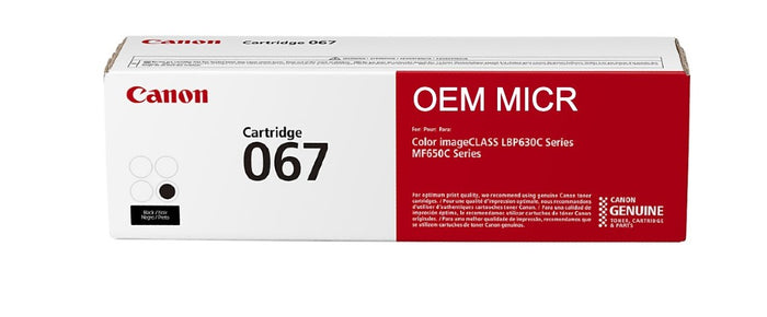 Canon 067 OEM Modified CRG-067 MICR Cartridge