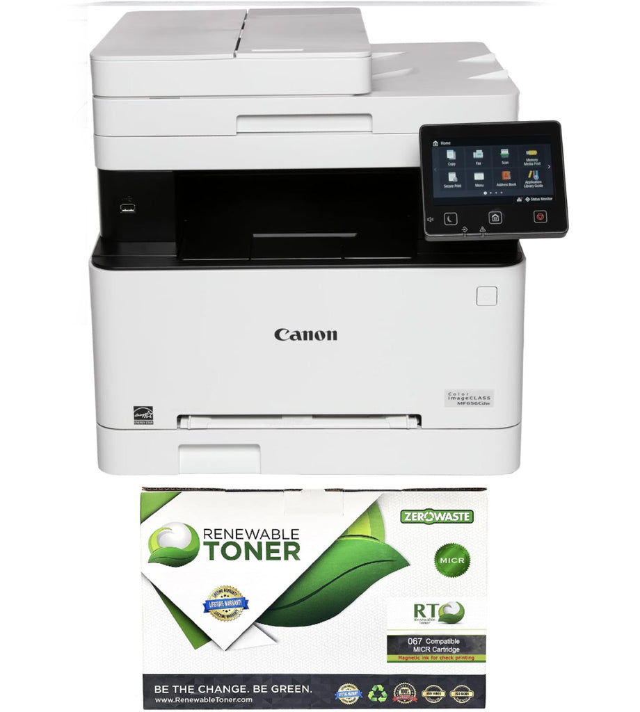 Canonプリンター Canon MF656Cdw Check Printer with 1 RT CRG 069 MICR Cartridge