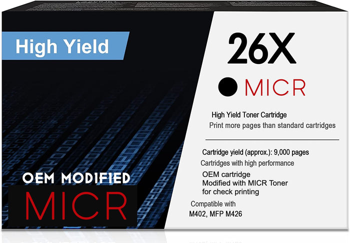 HP 26X OEM Modified HP CF226X Genuine Toner Cartridge (High Yield)