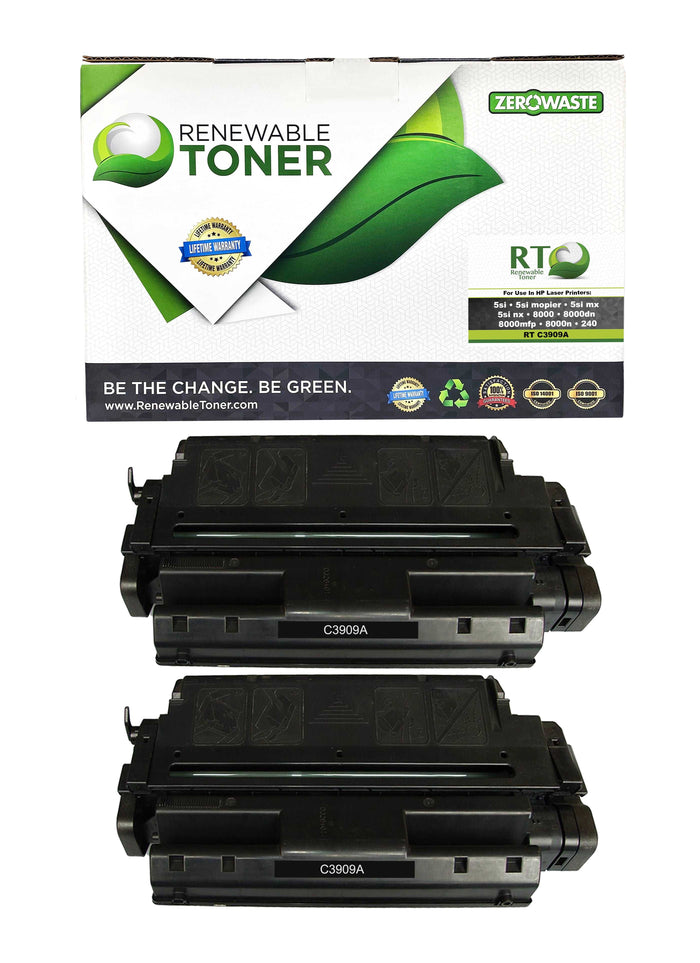 RT 09A Compatible HP C3909A Toner Cartridge (2-pack)