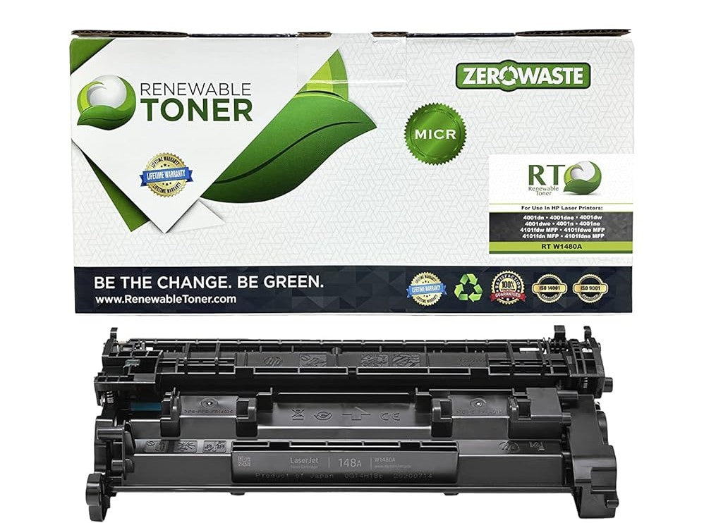 2pack 148A W1480A Toner Compatible For HP LaserJet Pro 4001n 4001dn [NO - View #9