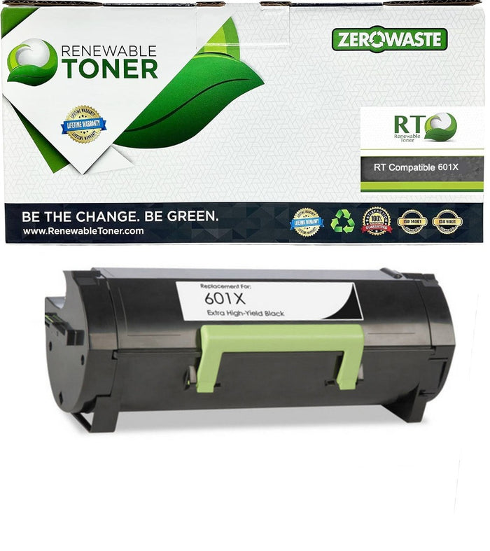 RT 601X Compatible Lexmark 60F1X00 Toner Cartridge, High Yield (Black)