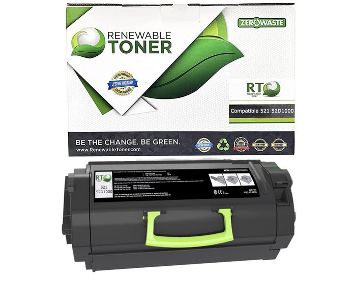 RT 521 Compatible Lexmark 52D1000 Compatible Toner Cartridge