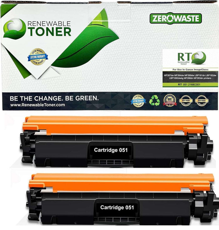 RT 051 Compatible Canon 2168C001AA Toner Cartridge (2-Pack)
