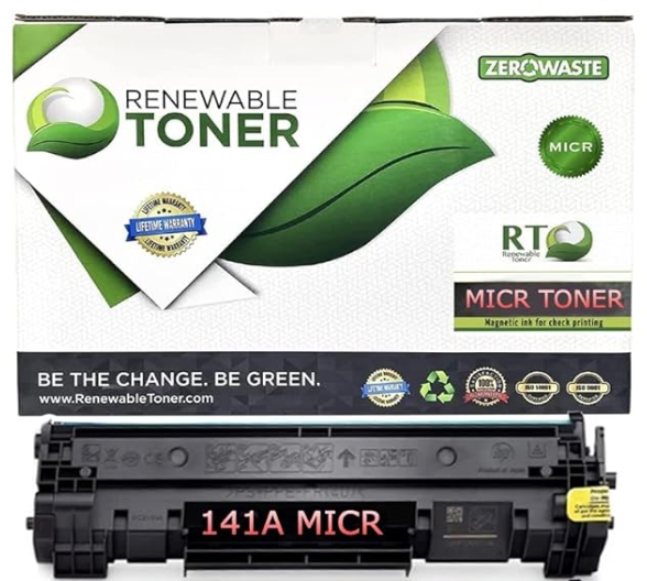 RT 141A OEM Modified HP W1410A MICR Toner Cartridge