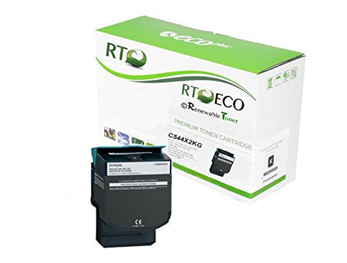 RT C544 Compatible Lexmark C544X2KG Toner Cartridge (Black)
