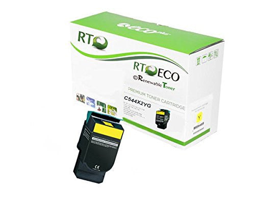 RT C544 Compatible Lexmark C544X2YG Toner Cartridge (Yellow)