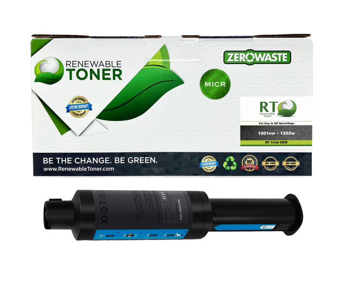 RT 143A OEM Modified HP W1143A MICR Toner Cartridge