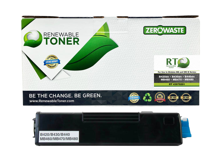 RT B420 Okidata 43979201 Compatible Toner Cartridge (High Yield)
