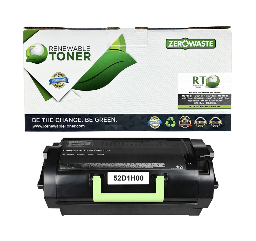 Lexmark 521H | Toner Cartridge | Renewable Toner
