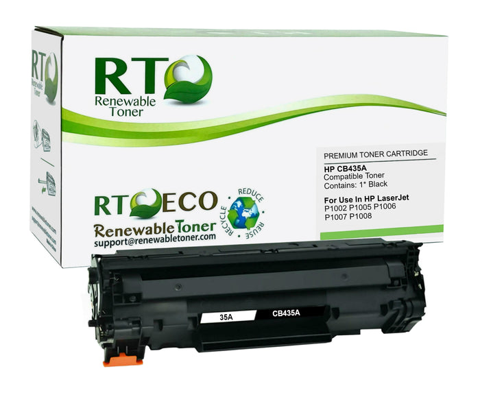 RT Compatible HP 35A CB435A Toner Cartridge, High Yield