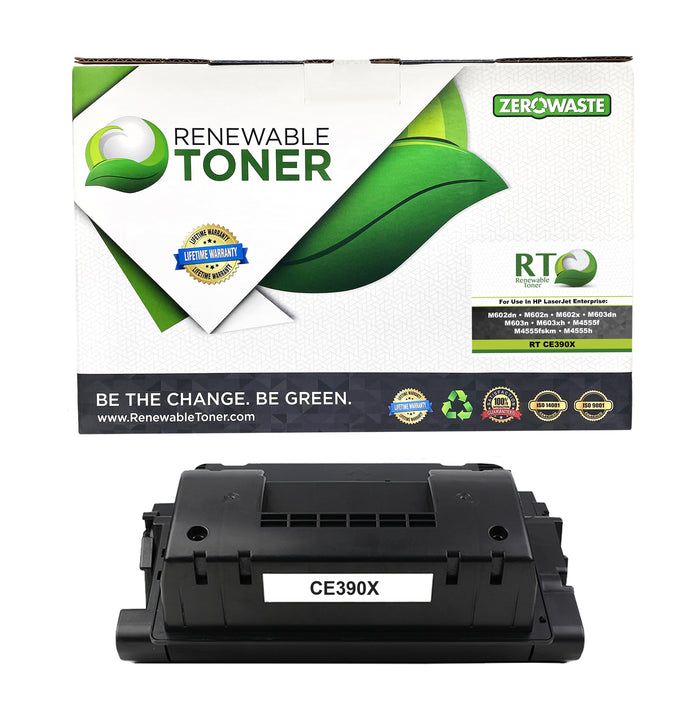 RT 90X Compatible HP CE390X Toner Cartridge (High Yield)