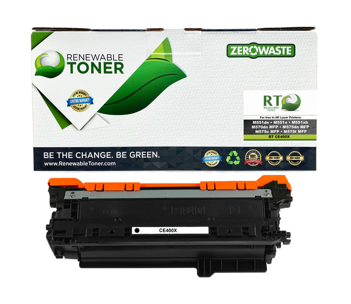 RT 507X Compatible HP CE400X Toner Cartridge (High Yield)