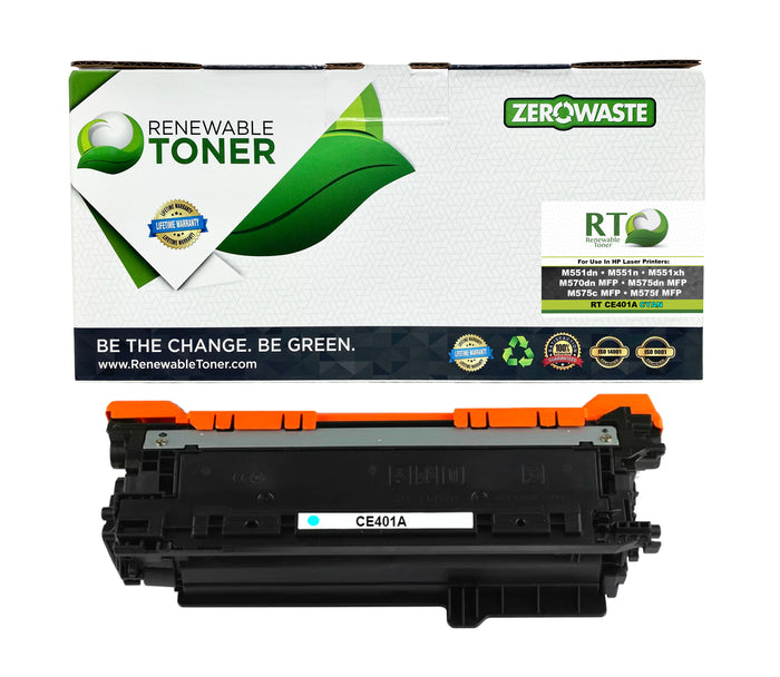 RT 507A Compatible HP CE401A Toner Cartridge (Cyan)
