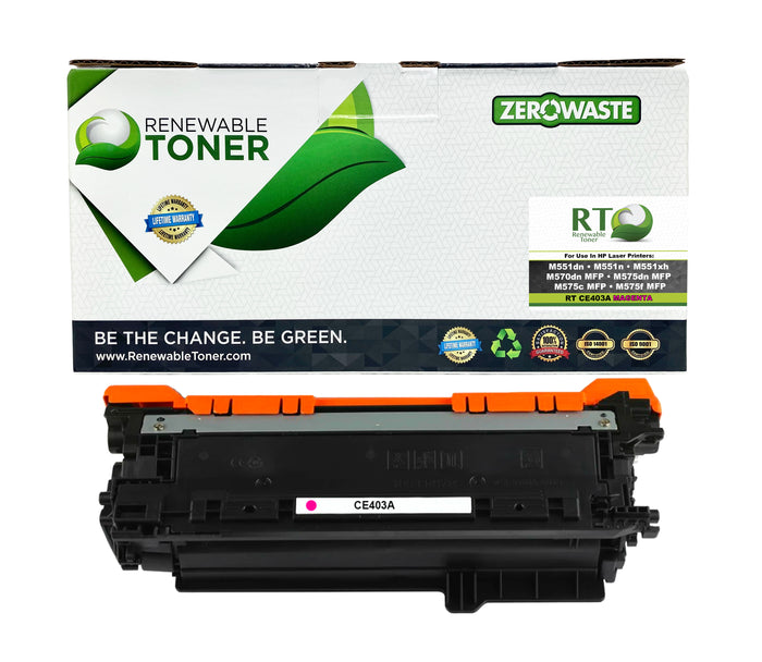 RT 507A Compatible HP CE403A Toner Cartridge (Magenta)