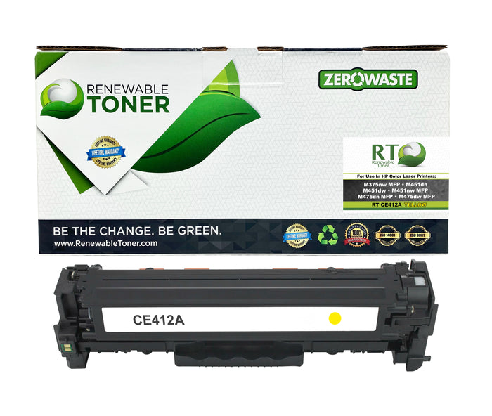 RT 305A Compatible HP CE412A Toner Cartridge (Yellow)
