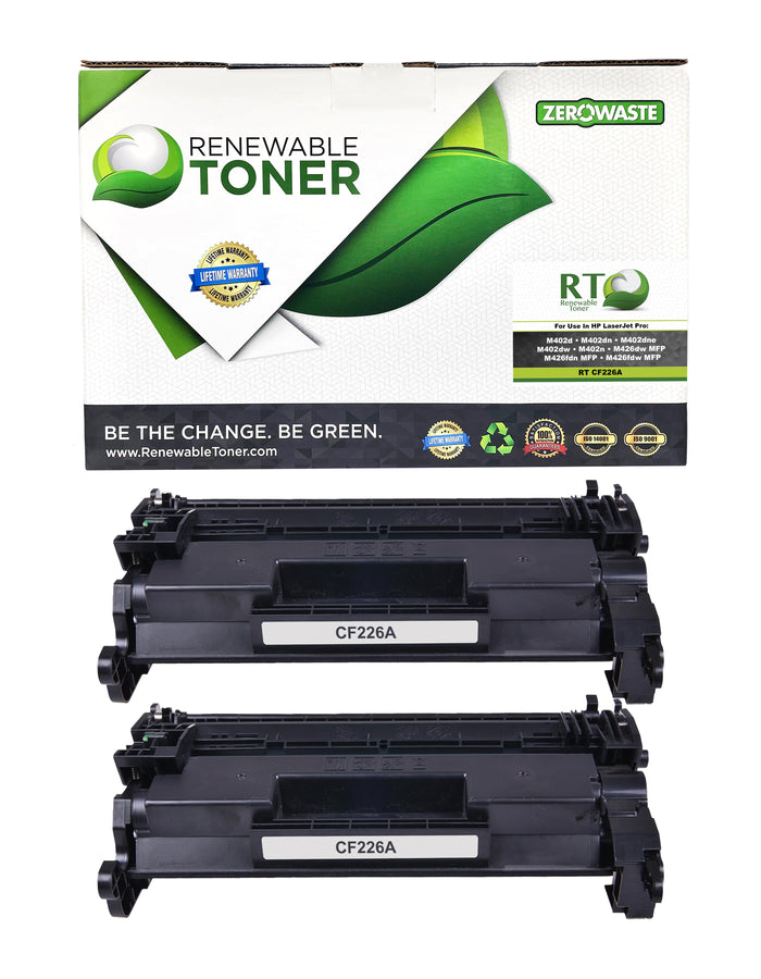 RT 26A Compatible HP CF226A Toner Cartridge (2-pack)