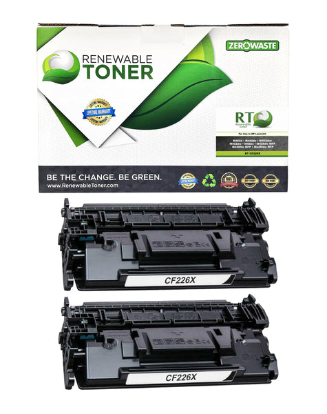 RT 26X Compatible HP CF226X Toner Cartridge (High Yield, 2-Pack)