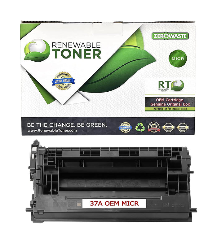 RT 37A OEM Modified HP CF237A MICR Toner Cartridge