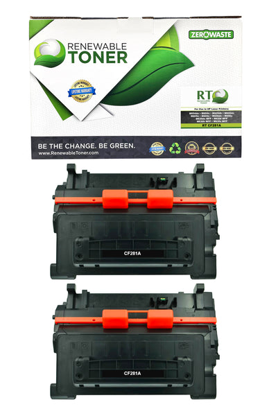 RT 81A Compatible HP CF281A Toner Cartridge (2-Pack)