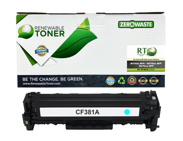 RT 312A Compatible HP CF381A Toner Cartridge (Cyan)