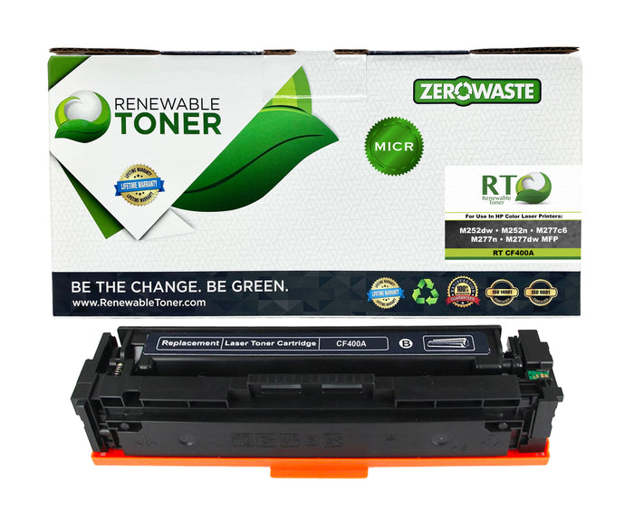 RT 201A Compatible HP CF400A MICR Toner Cartridge