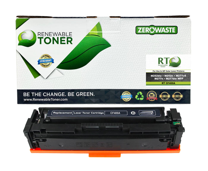 RT 201A Compatible HP CF400A Toner Cartridge (Black)