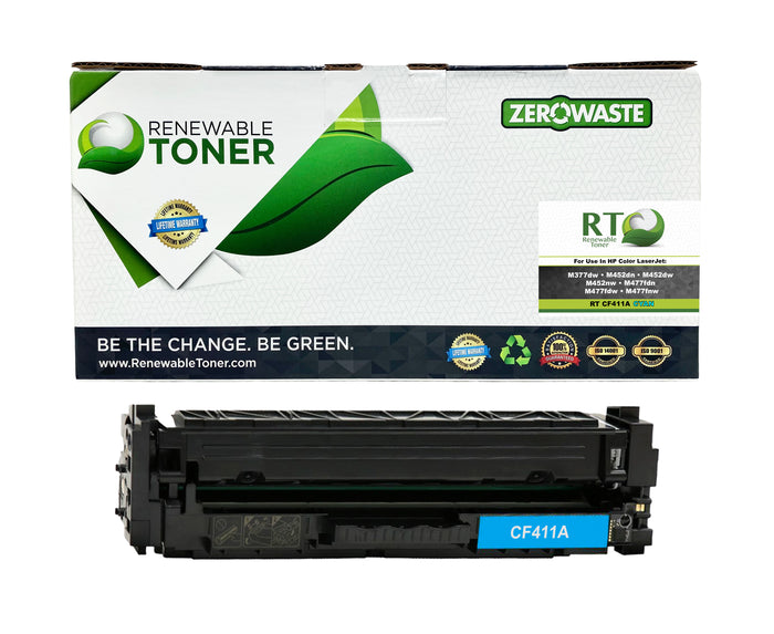 RT 410A Compatible HP CF411A Toner Cartridge (Cyan)