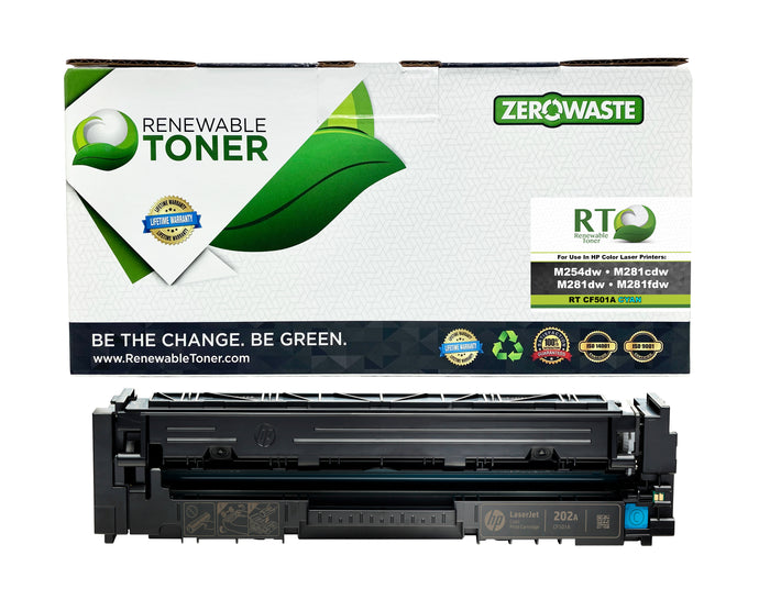 RT 202A Compatible HP CF501A Toner Cartridge (Cyan)