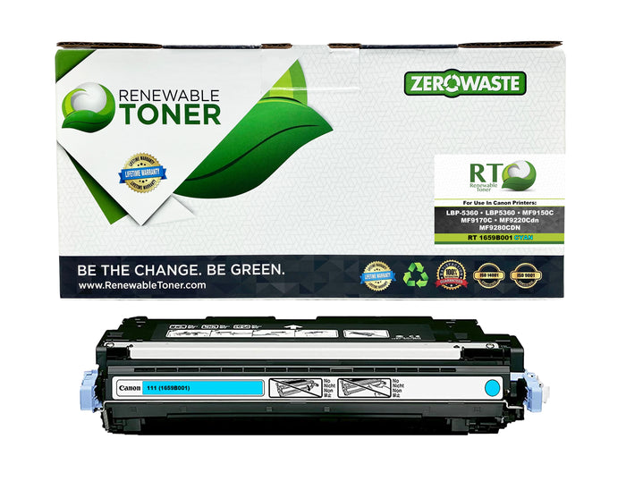 RT CRG-111 Compatible Canon 1659B001 Toner Cartridge (Cyan)