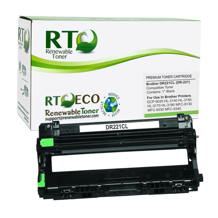 RT DR221 Compatible Brother DR-221CL Imaging Drum Unit (Black)