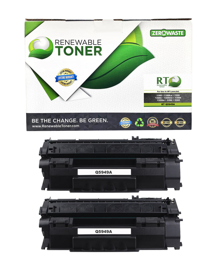 RT 49A Compatible HP Q5949A Toner Cartridge (2-Pack)