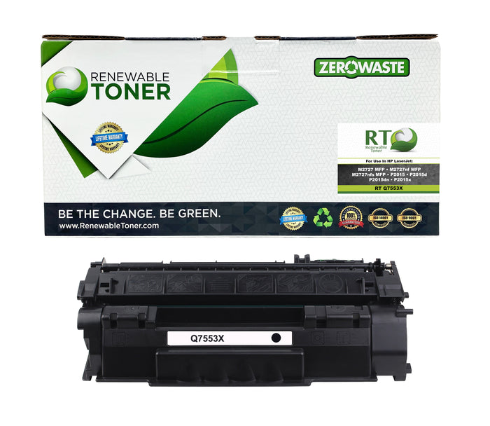 RT 53X Compatible HP Q7553X Toner Cartridge (High Yield)