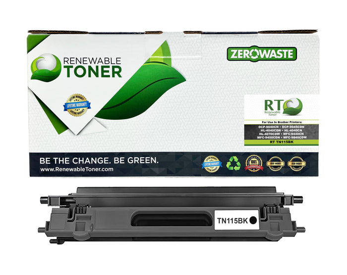 RT TN115 Compatible Brother TN-115BK Toner Cartridge (Black)