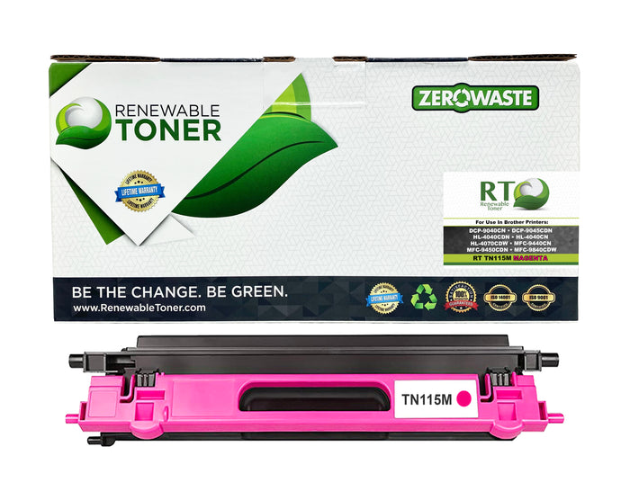 RT TN115 Compatible Brother TN-115M Toner Cartridge (Magenta)