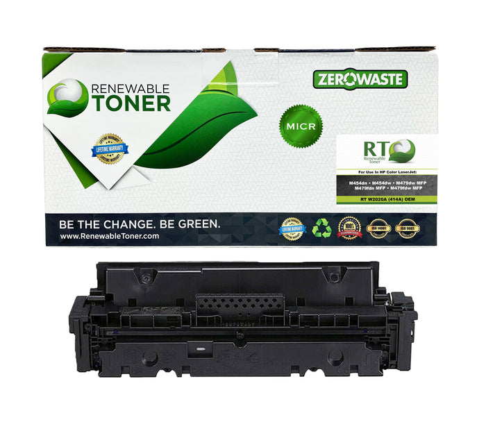 RT 414A OEM Modified HP W2020A MICR Toner Cartridge