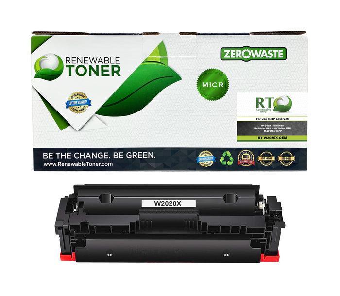 RT 414X OEM Modified HP W2020X MICR Toner Cartridge
