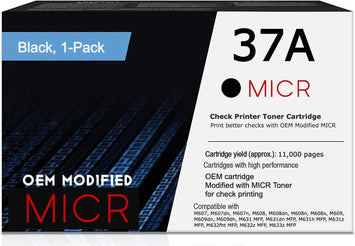 RT 37A MICR Toner OEM Modified HP CF237A Check Printing Cartridge