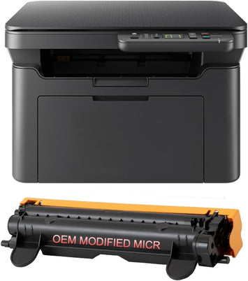 Kyocera MA2000W Check Printer with OEM Modified TK-1242 MICR Toner Cartridge