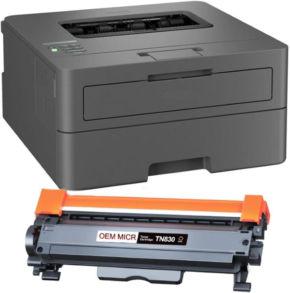Brother HL-L2405W Check Printer with TN-830 OEM Modified MICR Toner Cartridge