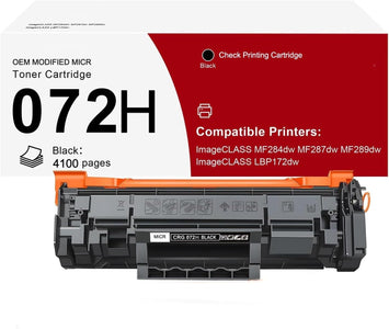 Canon 072 OEM Modified CRG072 MICR Toner Cartridge
