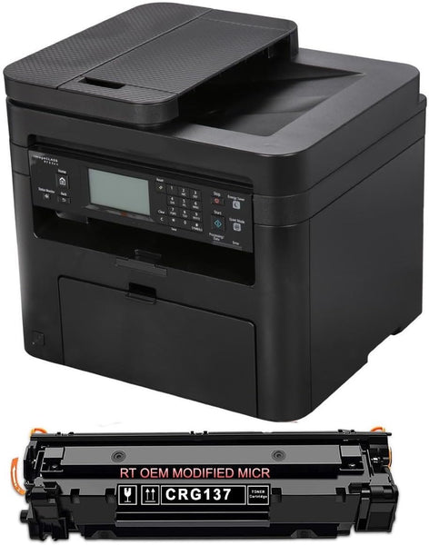 Canon MF236n ImageClass Printer with CRG 137 OEM Modified MICR Toner Cartridge