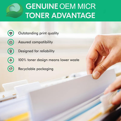 Kyocera TK-1242 OEM Modified TK1242 MICR Toner Cartridge
