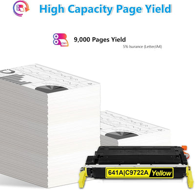 RT 641A Compatible HP C9722A Color Toner Cartridge (Yellow)