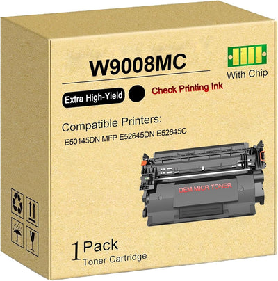 HP OEM Modified W9008MC MICR Toner Cartridge