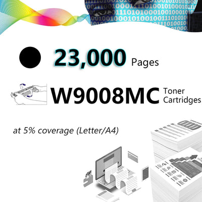 HP OEM Modified W9008MC MICR Toner Cartridge