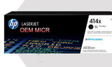 HP 414X OEM Modified MICR W2020X Genuine Toner Cartridge, High Yield