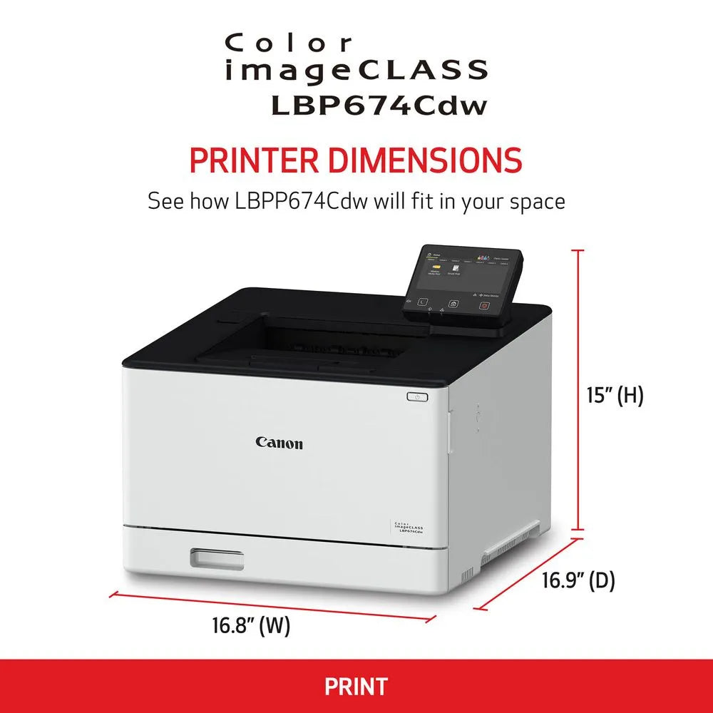 Canon LBP674Cdw Check Printer with 1 CRG 069 MICR Toner Cartridge ...