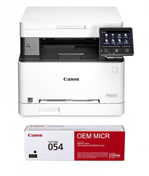 Canon MF641Cw Check Printer with 1 OEM Modified MICR Toner