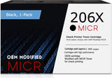 HP 206X OEM Modified MICR W2110X Genuine Toner Cartridge (High Yield)